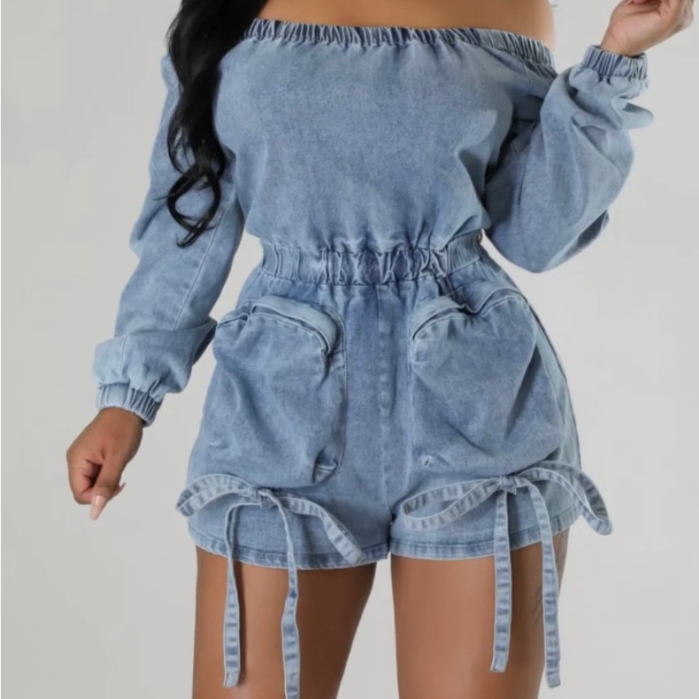 Boost Romper this denim beauty is the perfect fit for your closet